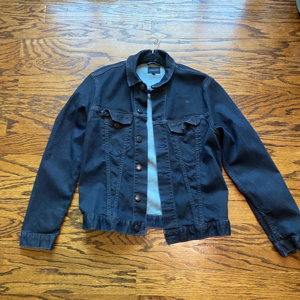 J Brand Dark Navy Blue Lightweight Shirt Jacket
